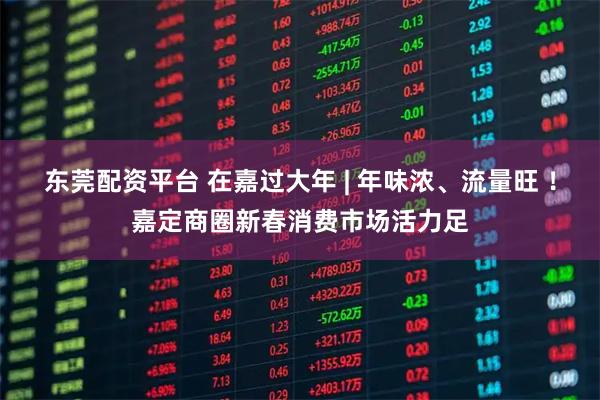 东莞配资平台 在嘉过大年 | 年味浓、流量旺 ！嘉定商圈新春消费市场活力足